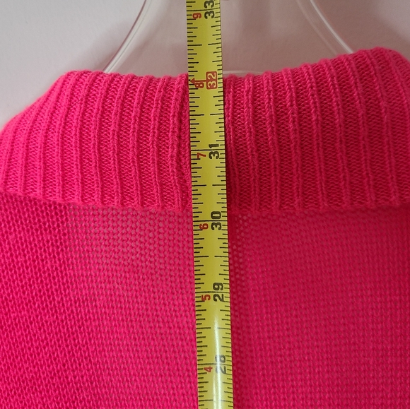 Lilly Pulitzer Amalie Open Front Knit Cardigan in Dragon Fruit Pink Sz Sm - Picture 13 of 13